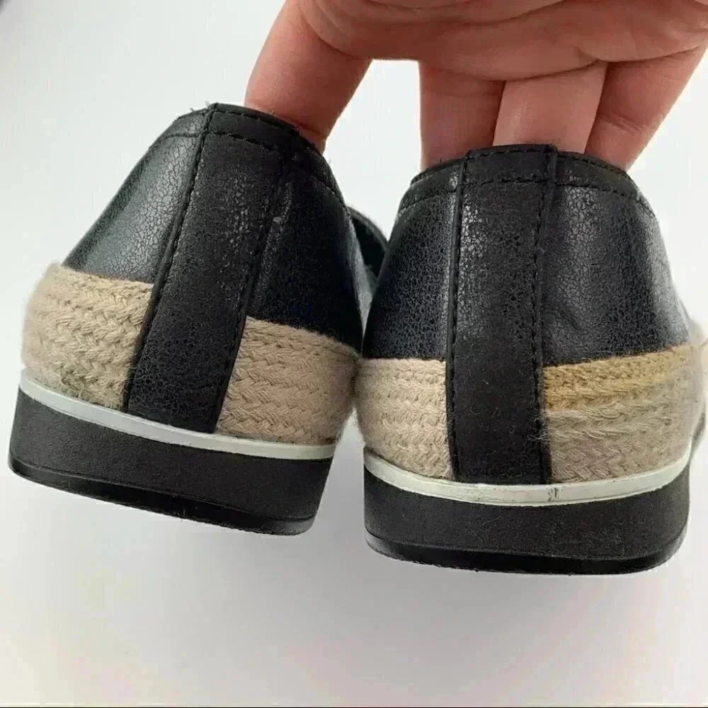Chinese laundry flats Yup 7.5 38 black flatforms